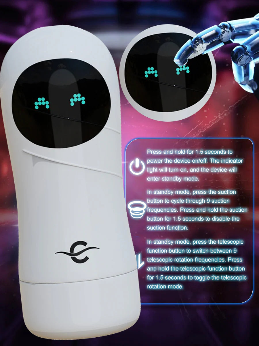 ✨a【Discreet Delivery】-Smart Suction & Stroke Device – Fully Automated for Effortless Enjoyment