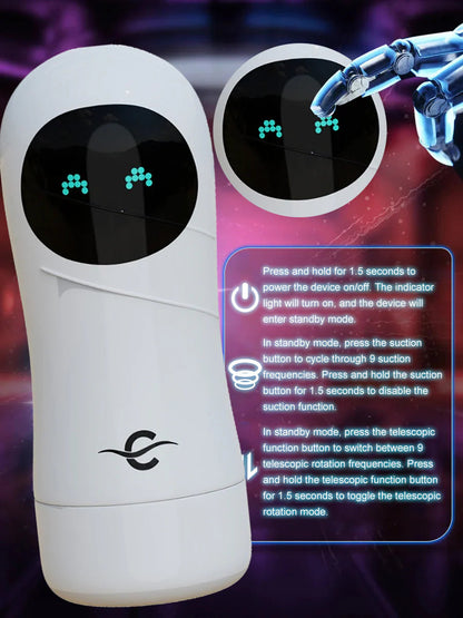 ✨a【Discreet Delivery】-Smart Suction & Stroke Device – Fully Automated for Effortless Enjoyment